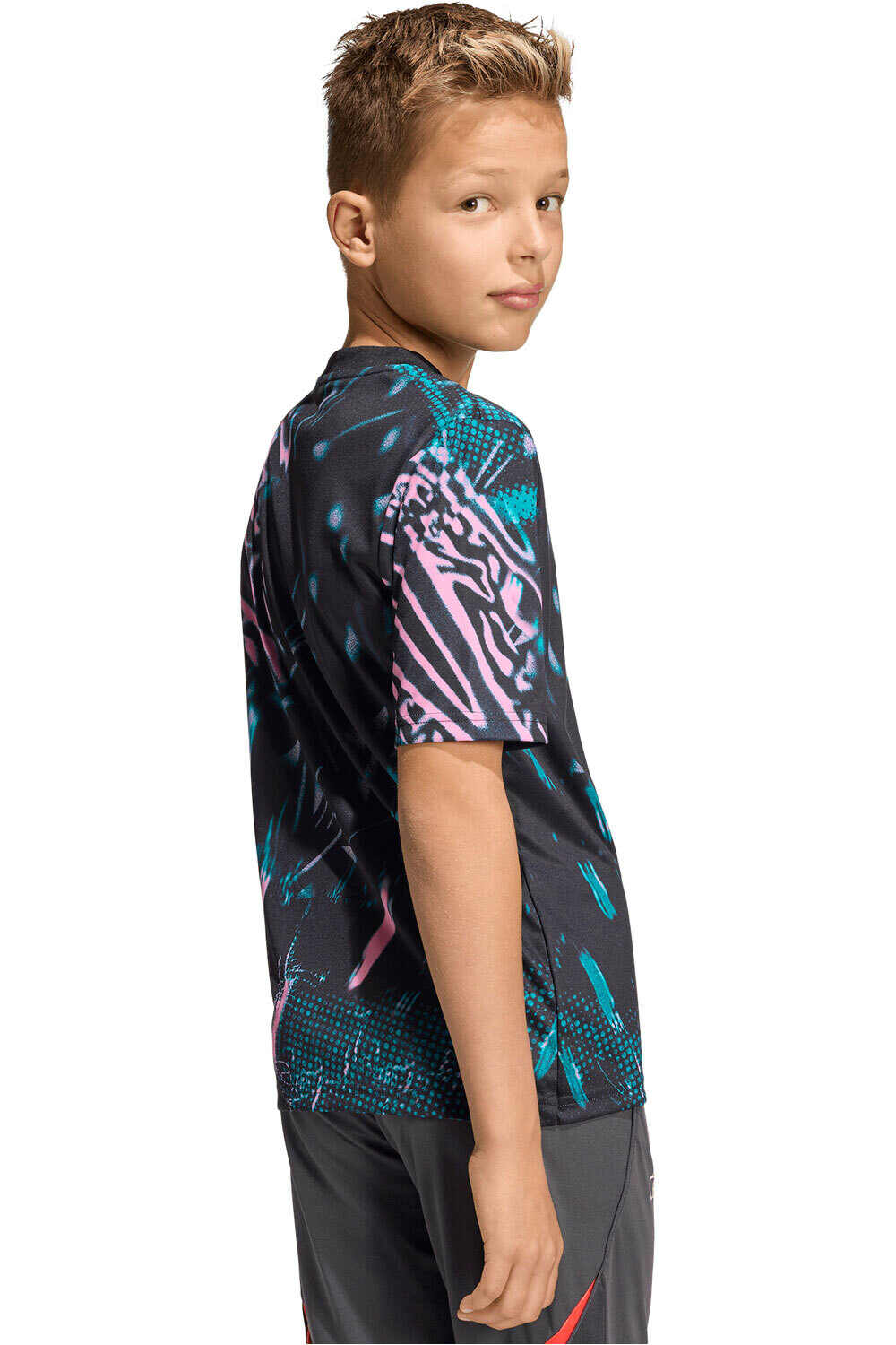 adidas camiseta de fútbol oficiales niño CALENTAMIENTO LIVERPOOL FC 25/26 vista trasera