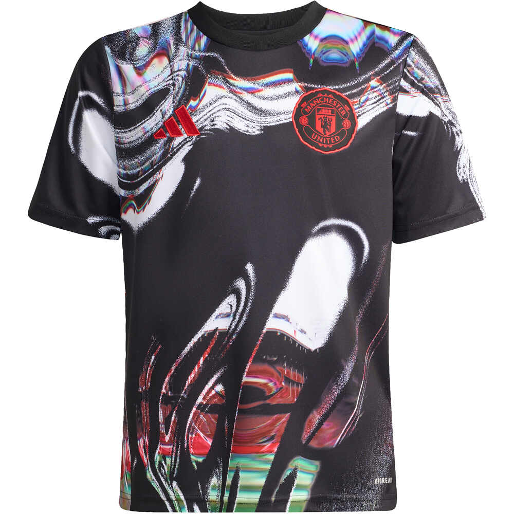 adidas camiseta de fútbol oficiales niño CALENTAMIENTO MANCHESTER UNITED 25/26 04
