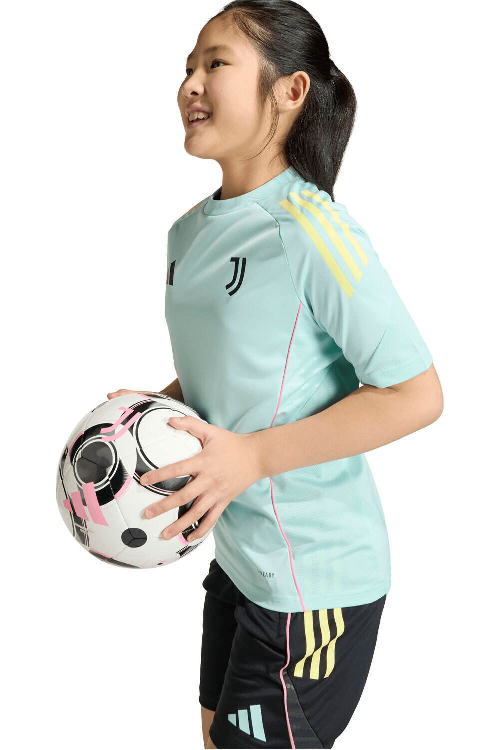 adidas camiseta de fútbol oficiales niño ENTRENO JUVENTUS TIRO 25 COMPETITION vista detalle