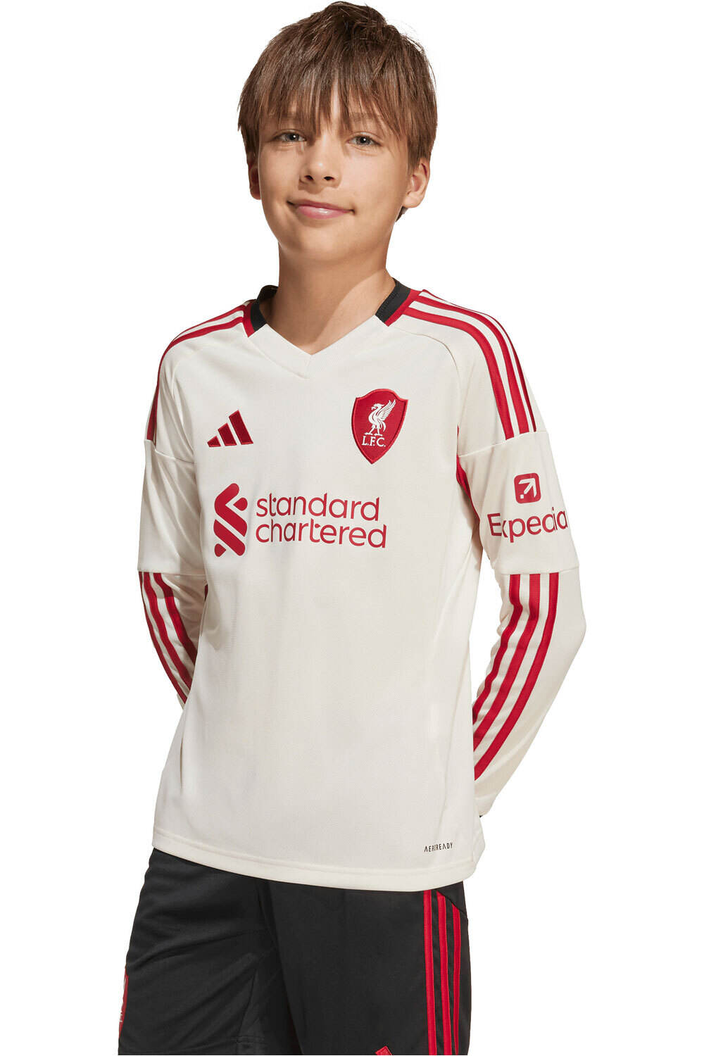 adidas camiseta de fútbol oficiales niño LIVERPOOL 26 A JSY YL vista frontal
