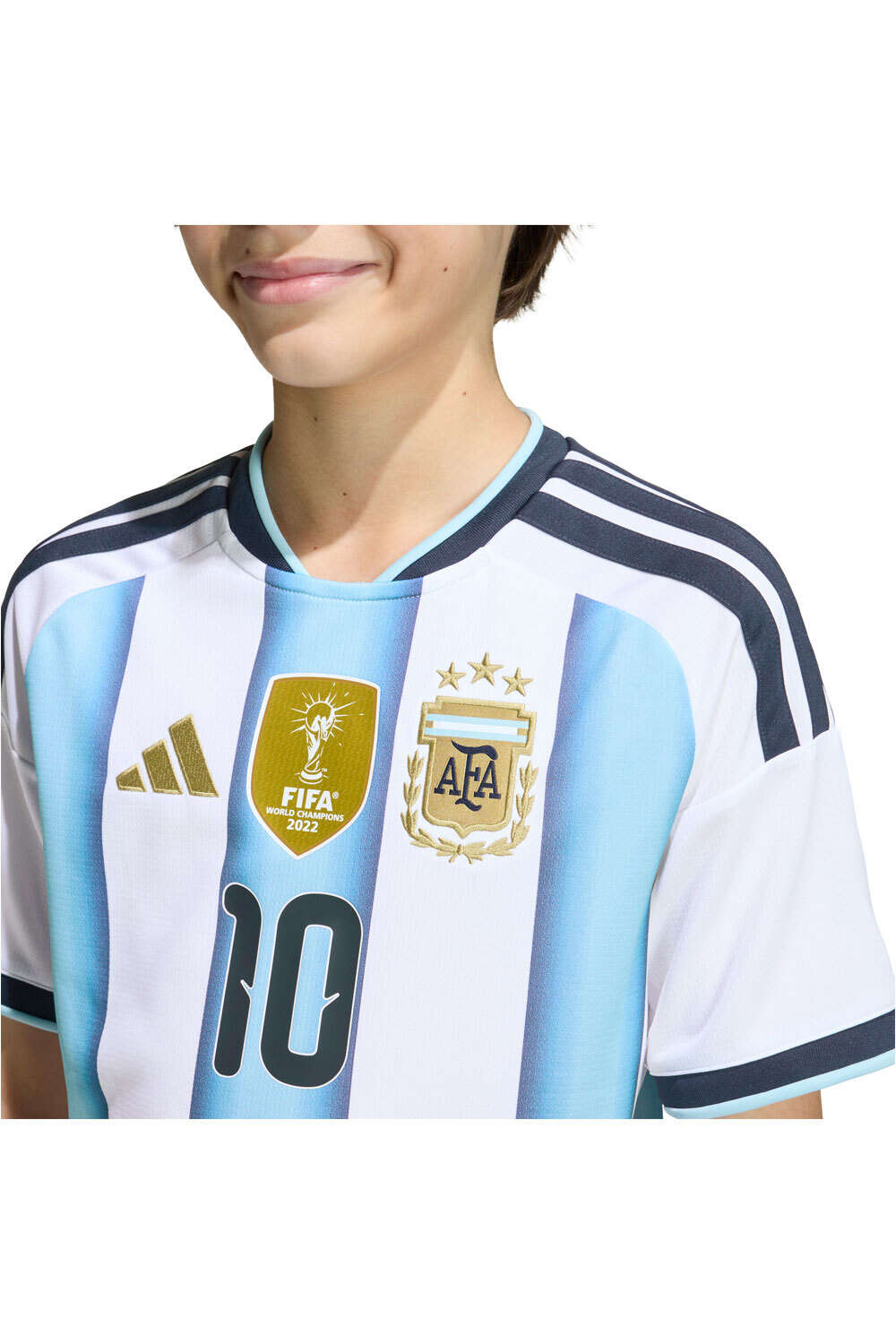 adidas camiseta de fútbol oficiales niño MESSI LA 1 EQUIPACIN ARGENTINA 26 vista detalle