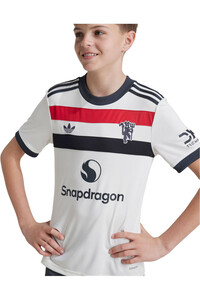 adidas camiseta de fútbol oficiales niño MUFC 3 JSY Y vista detalle