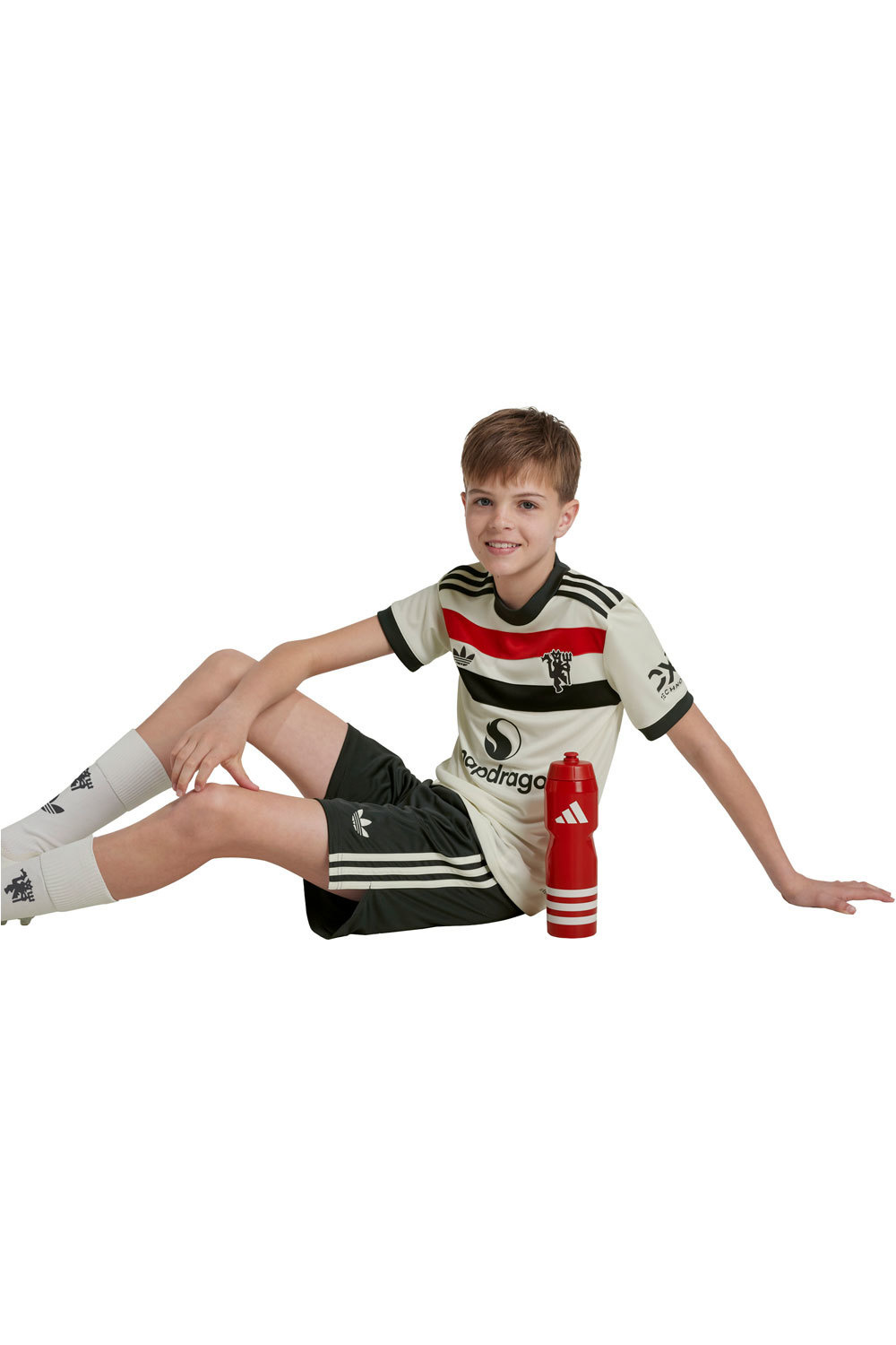 adidas camiseta de fútbol oficiales niño MUFC 3 JSY Y vista frontal