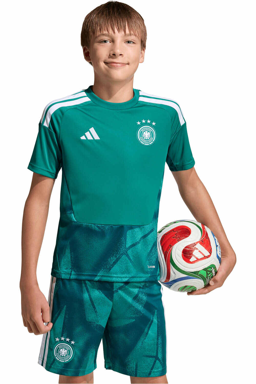 adidas camiseta de fútbol oficiales niño PORTERO 1 EQUIPACIN ALEMANIA 26 vista frontal