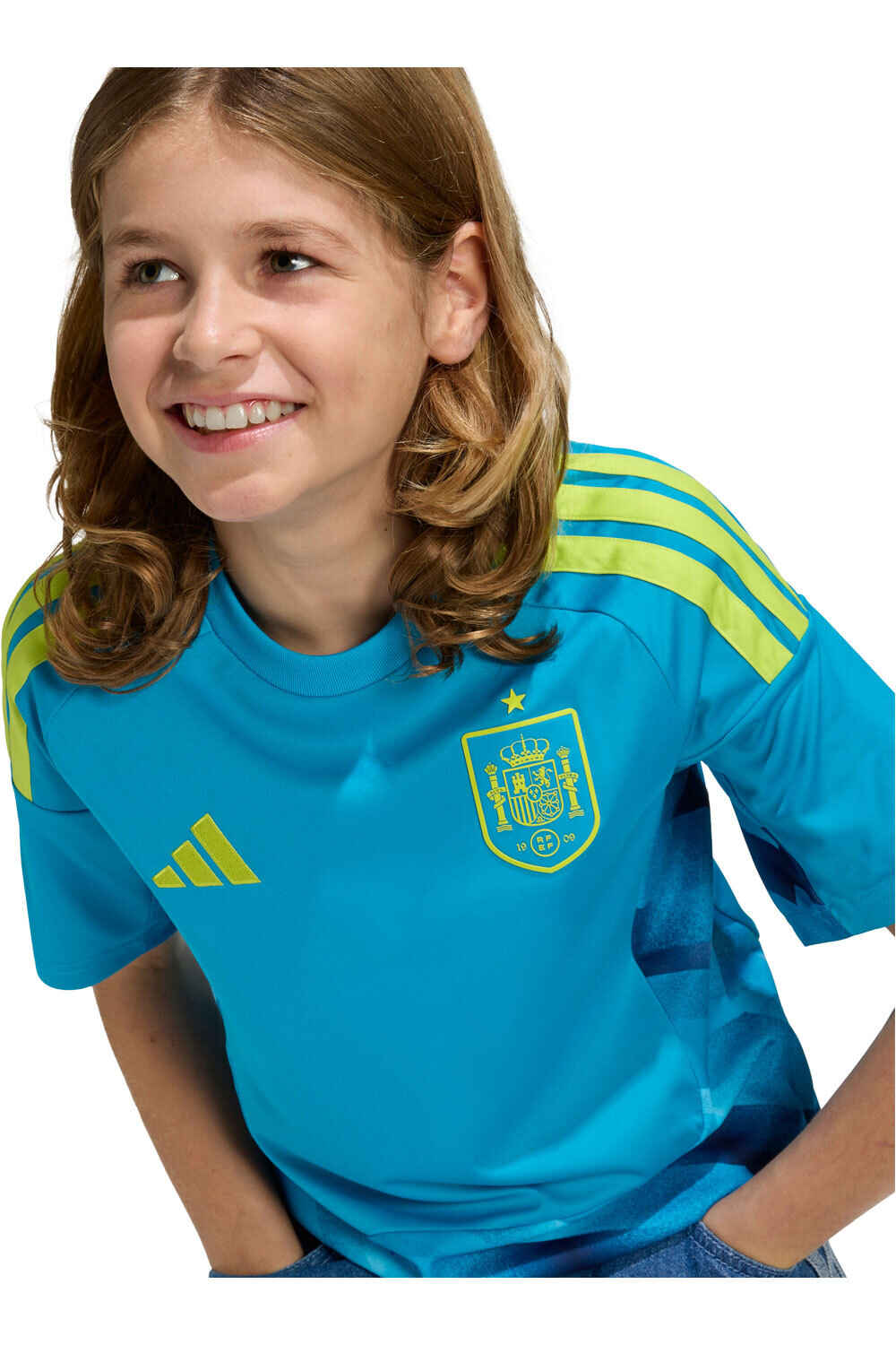 adidas camiseta de fútbol oficiales niño PORTERO PRIMERA EQUIPACION ESPANA 26 03