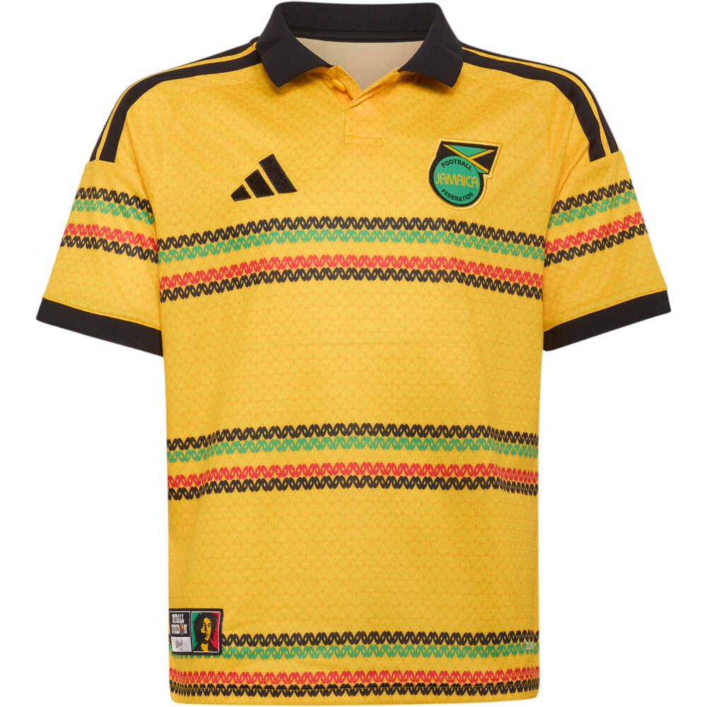 adidas camiseta de fútbol oficiales niño PRIMERA EQUIPACIN JAMAICA 26 vista frontal