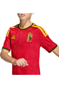 adidas camiseta de fútbol oficiales niño PRIMERA EQUIPACION BELGICA 26 vista detalle