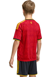 adidas camiseta de fútbol oficiales niño PRIMERA EQUIPACION BELGICA 26 vista trasera