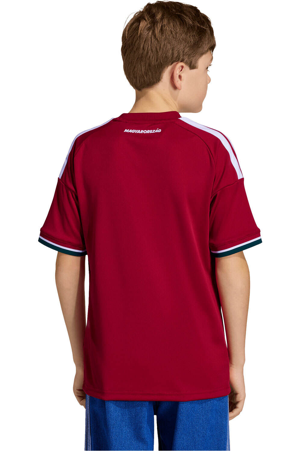 adidas camiseta de fútbol oficiales niño PRIMERA EQUIPACION HUNGRIA 26 vista trasera
