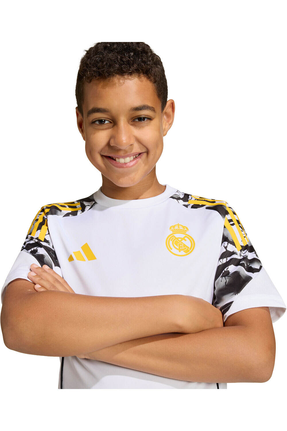 adidas camiseta de fútbol oficiales niño REAL MADRID AVENGERS 25/26 TIRO25 vista detalle