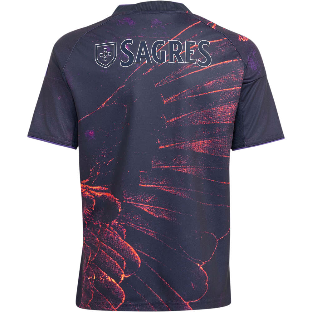 adidas camiseta de fútbol oficiales niño REPLICA 4 EQUIPACION SL BENFICA 25/26 vista trasera