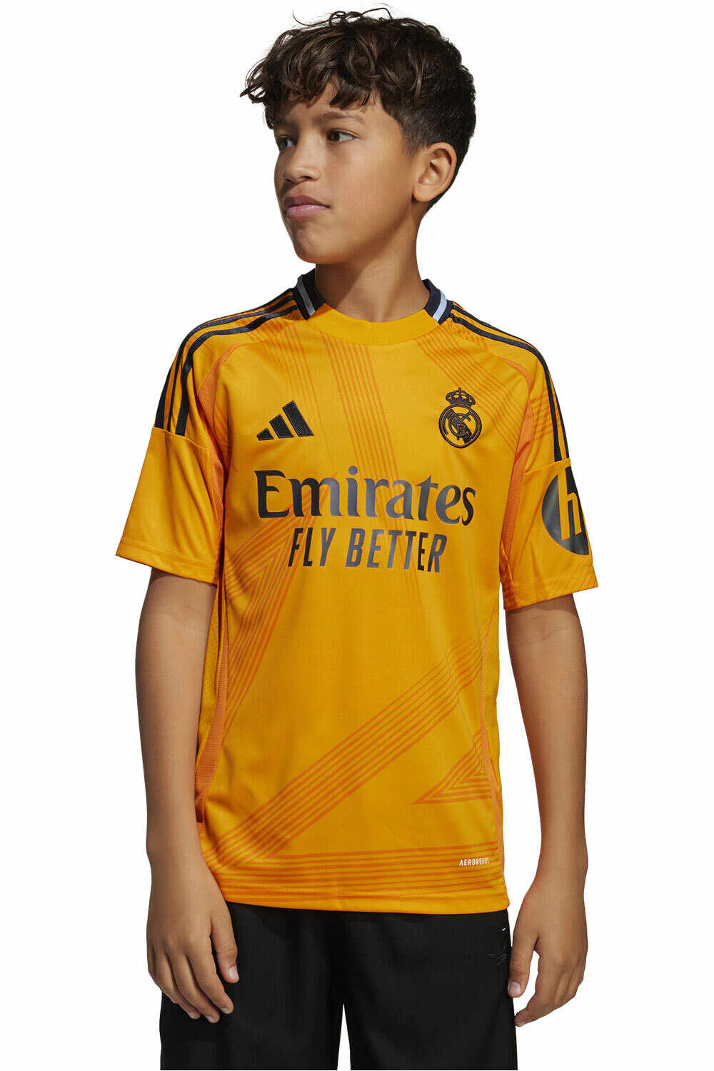 adidas camiseta de fútbol oficiales niño R.MADRID 25 HP A JSY Y NA vista frontal