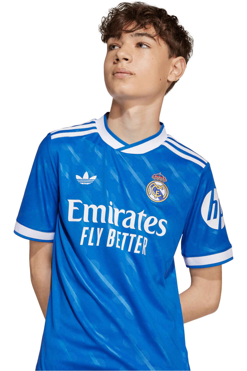 adidas camiseta de fútbol oficiales niño R.MADRID 26 3 JSY Y BLAZ vista detalle