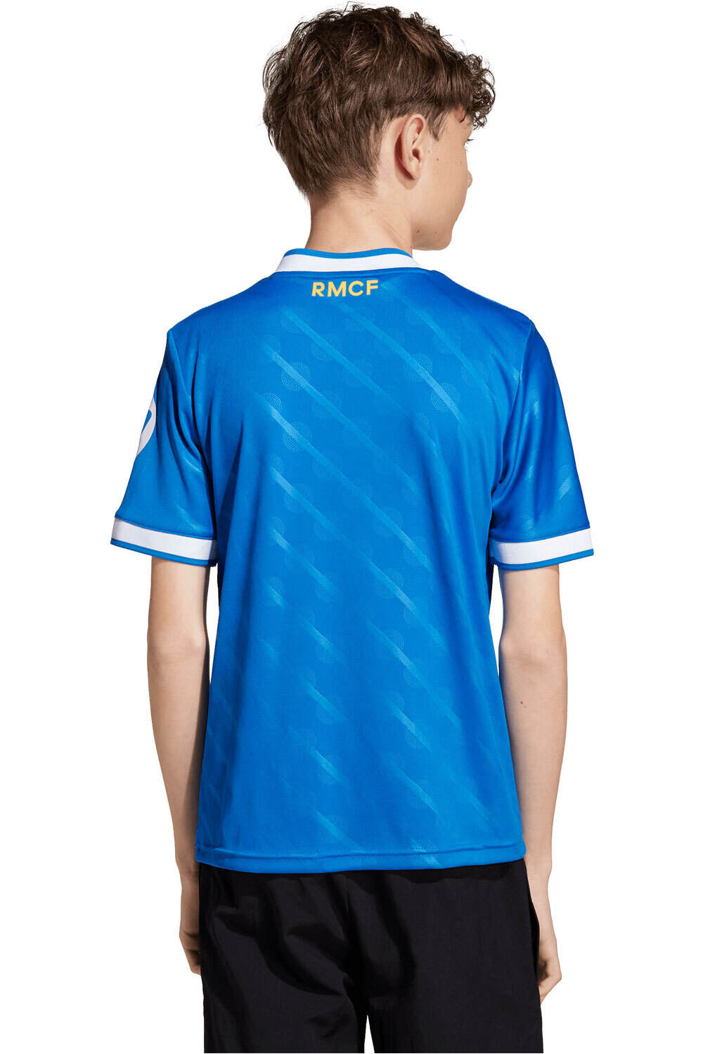 adidas camiseta de fútbol oficiales niño R.MADRID 26 3 JSY Y BLAZ vista trasera