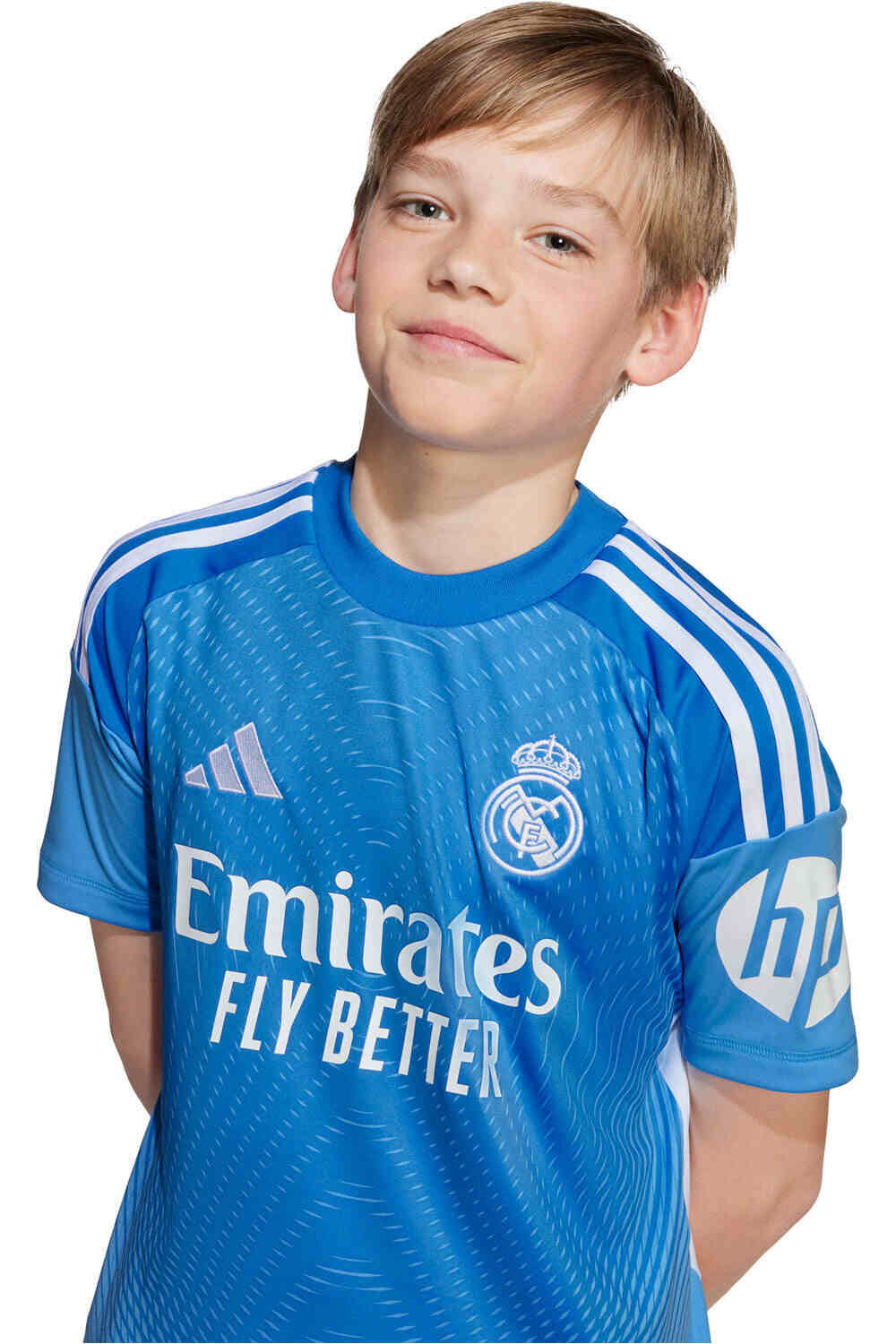 adidas camiseta de fútbol oficiales niño R.MADRID 26 H GK JSY Y vista detalle