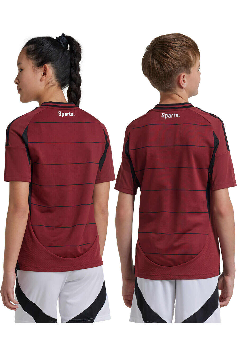 adidas camiseta de fútbol oficiales niño SPARTA PRAGA 26 H JSY Y vista trasera