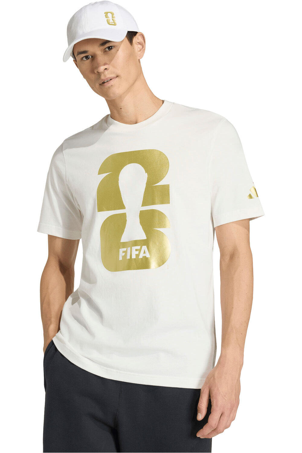 adidas camiseta de fútbol oficiales OFICIAL COPA MUNDIAL LA FIFA 2026 vista frontal
