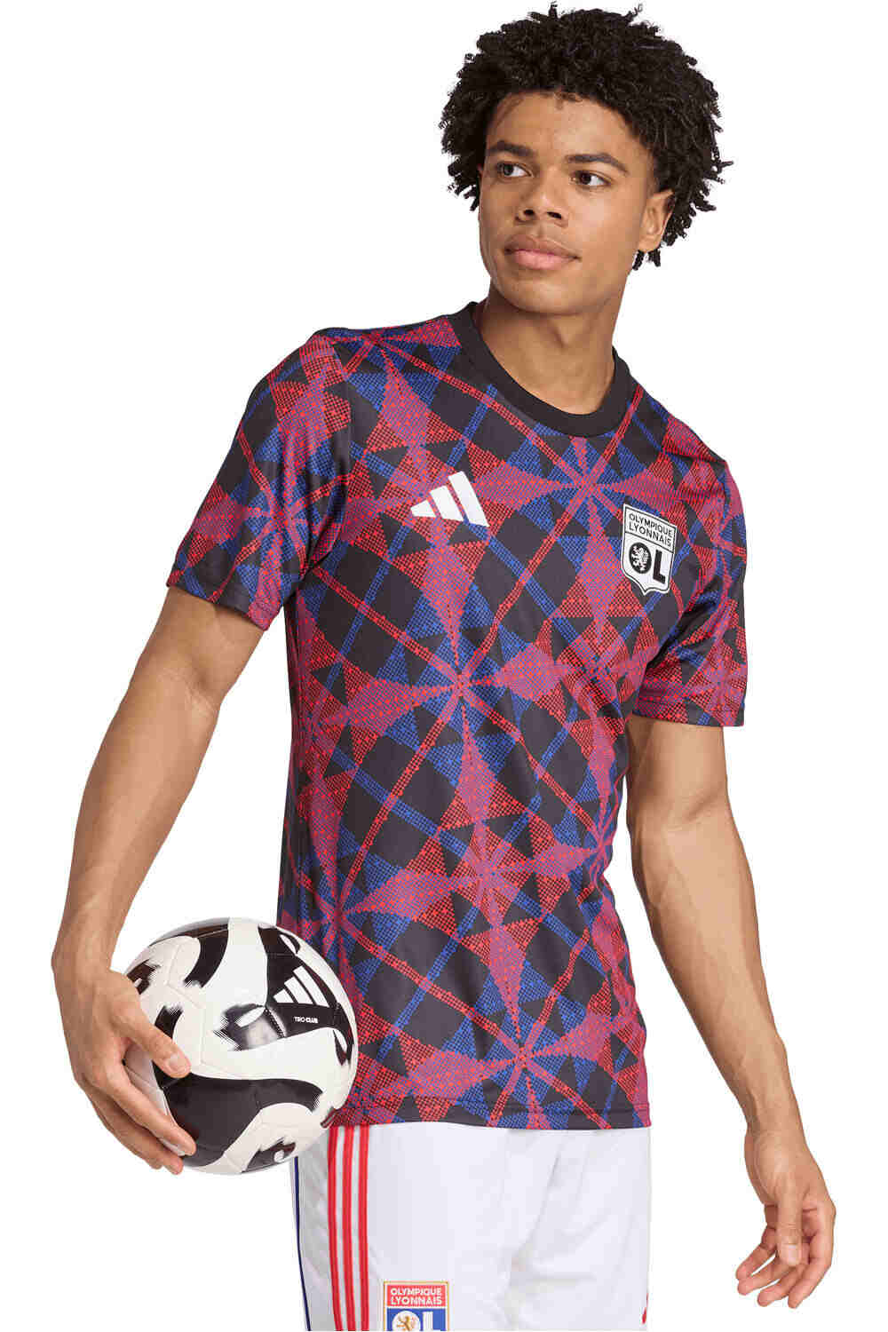 adidas camiseta de fútbol oficiales O.LYON 26 PRESHI vista detalle
