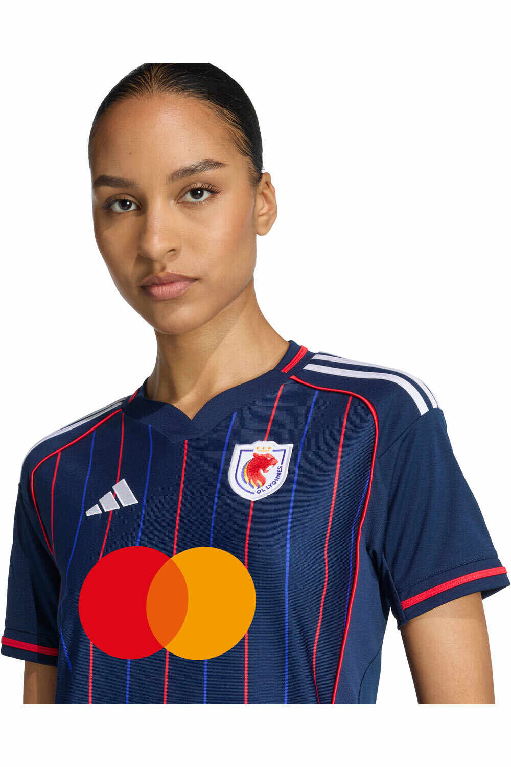 adidas camiseta de fútbol oficiales O.LYON 26L A JSY W vista detalle
