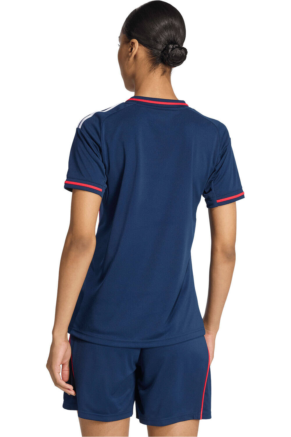 adidas camiseta de fútbol oficiales O.LYON 26L A JSY W vista trasera