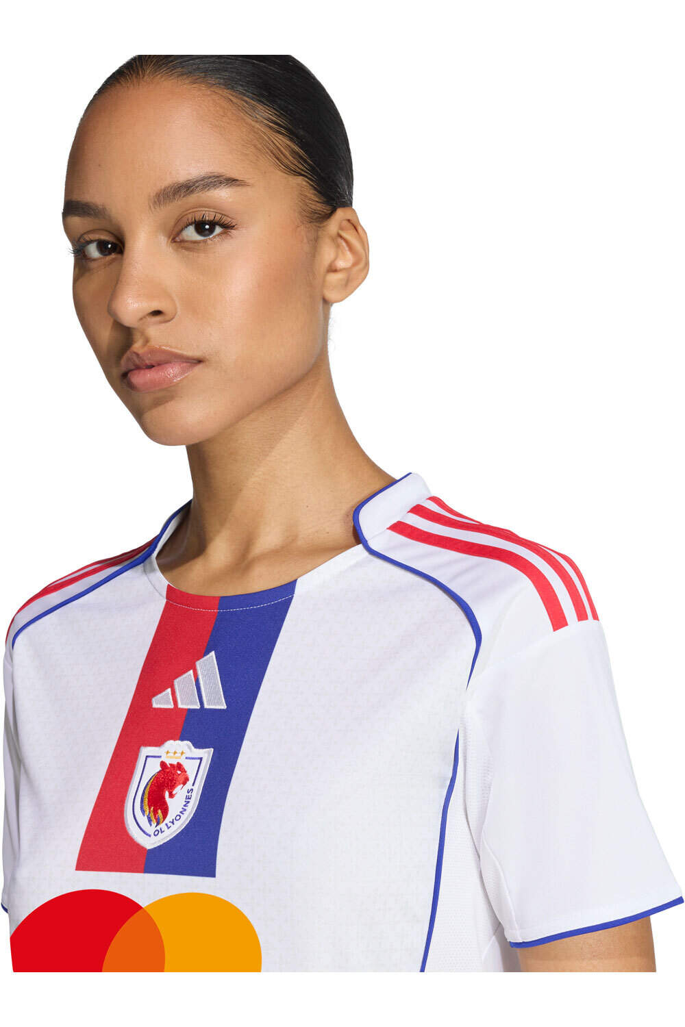 adidas camiseta de fútbol oficiales O.LYON 26L H JSY W vista detalle