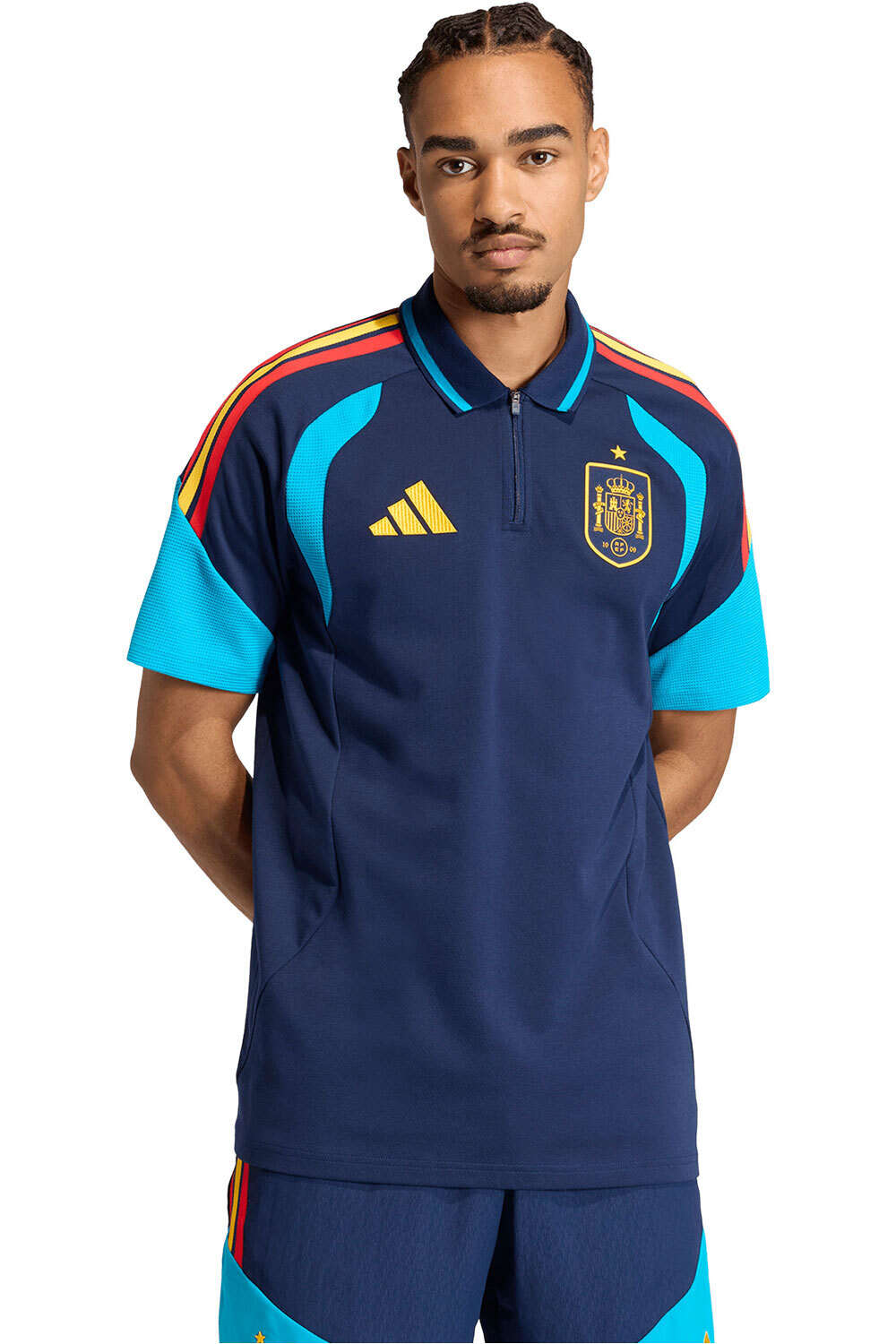 adidas camiseta de fútbol oficiales POLO ESPAA 26 TIRO vista frontal