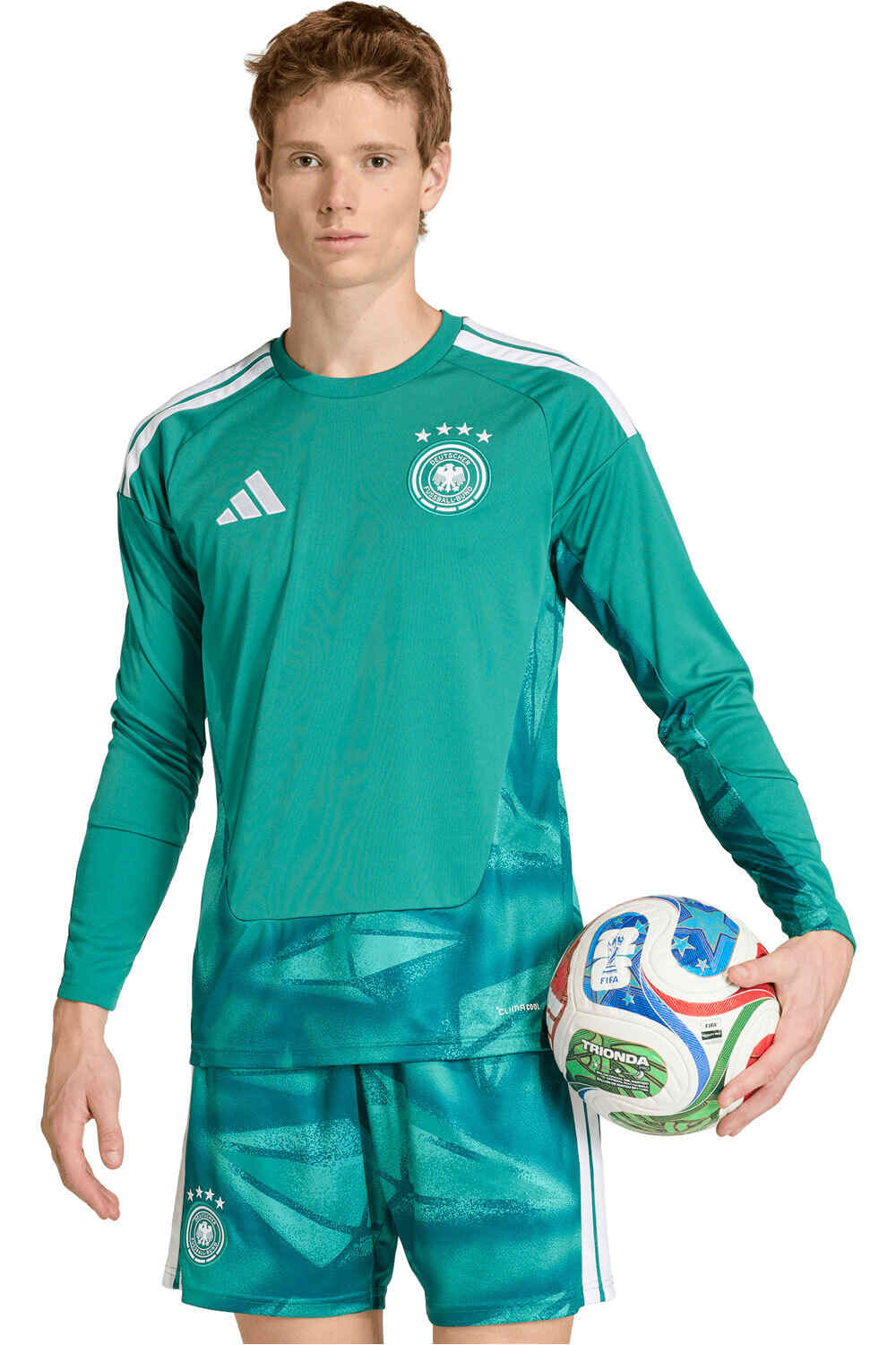 adidas camiseta de fútbol oficiales PORTERO 1 EQUIPACIN ALEMANIA 26 vista frontal