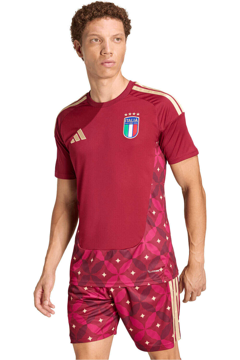 adidas camiseta de fútbol oficiales PORTERO PRIMERA EQUIPACIN ITALIA 26 vista frontal