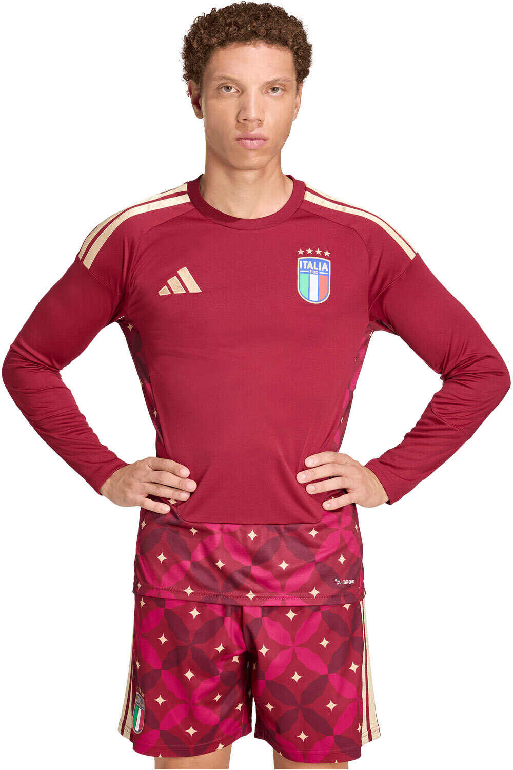 adidas camiseta de fútbol oficiales PORTERO PRIMERA EQUIPACIN ITALIA 26 vista frontal