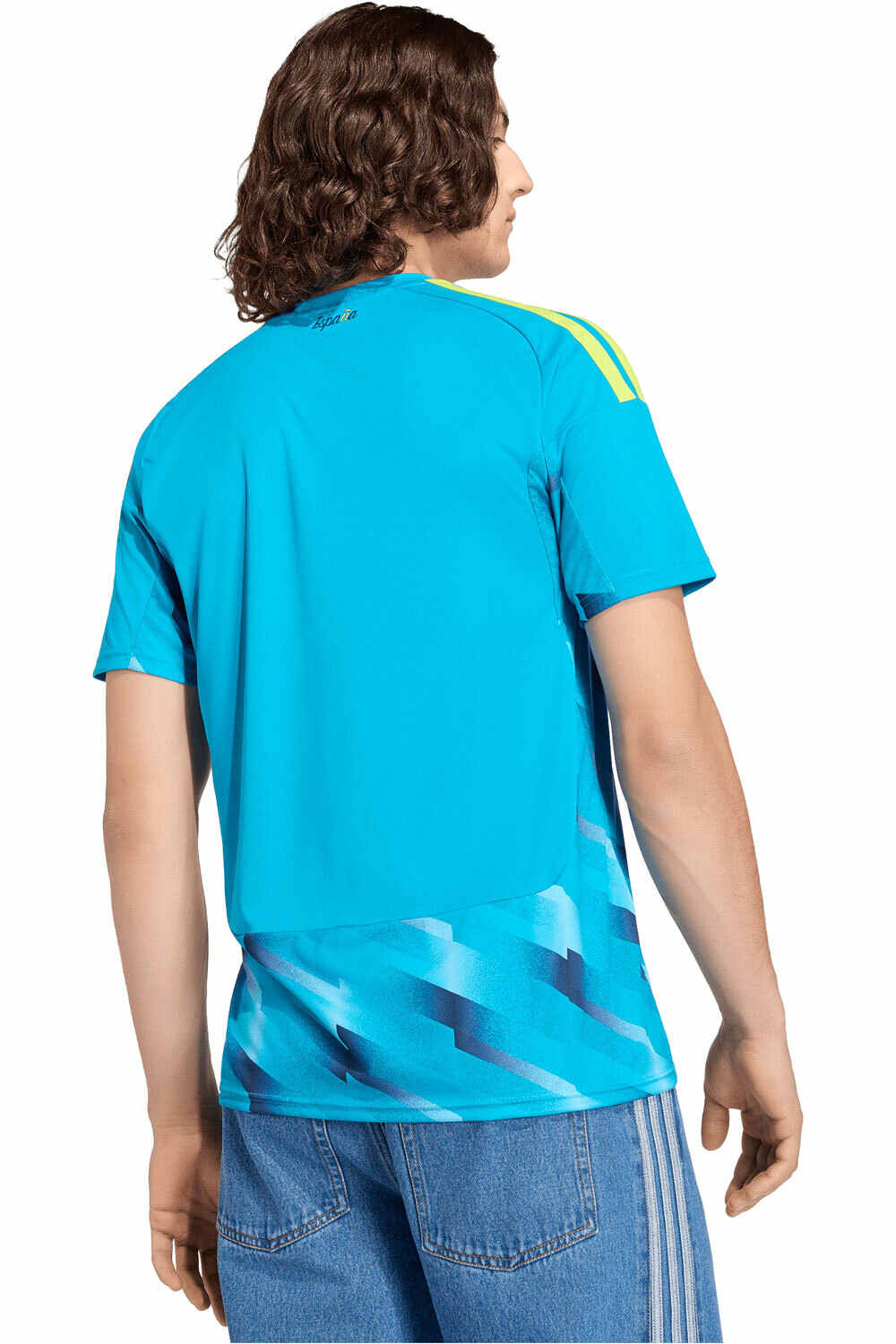 adidas camiseta de fútbol oficiales PORTERO PRIMERA EQUIPACION ESPANA 26 vista trasera