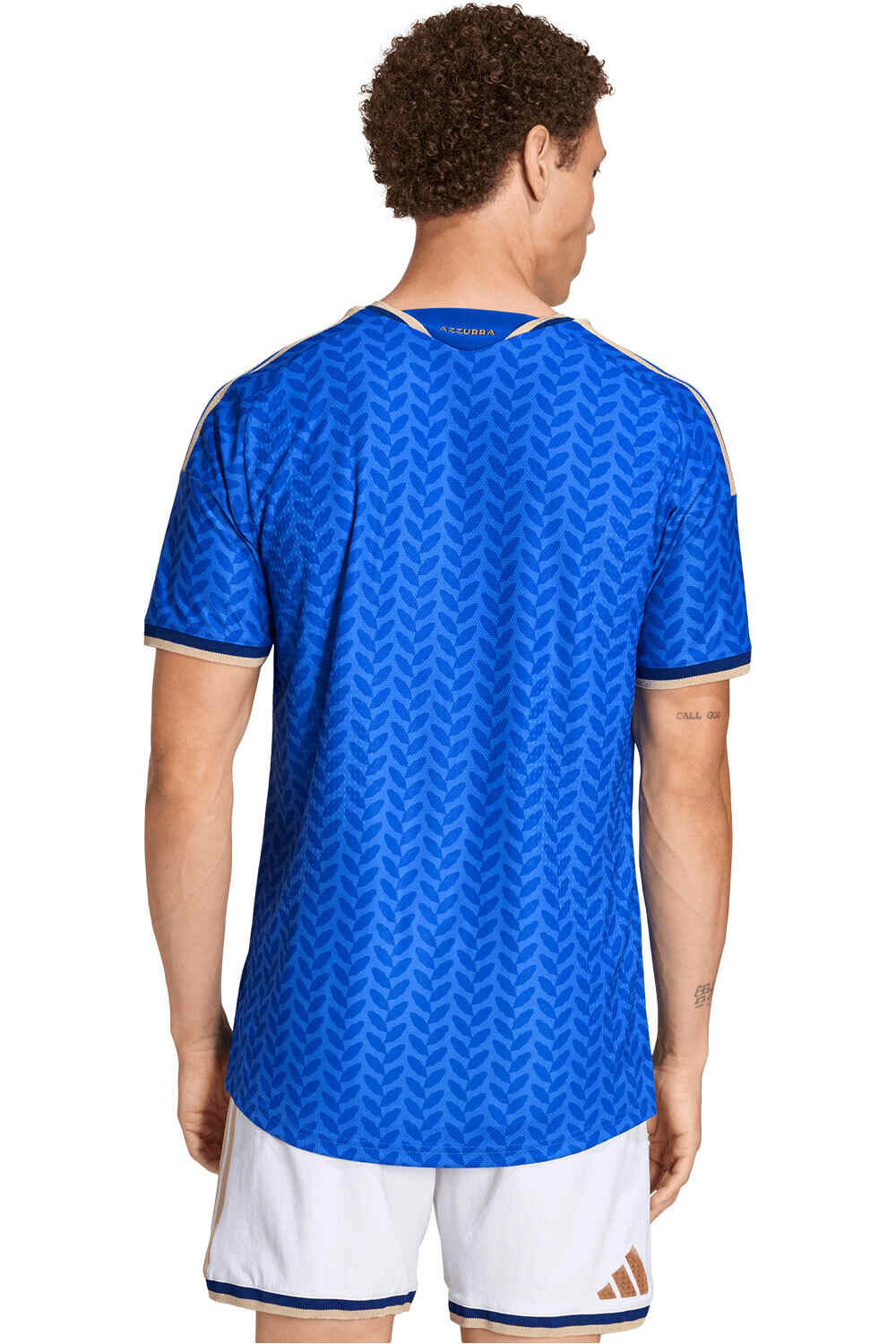 adidas camiseta de fútbol oficiales PRIMERA EQUIPACIN ITALIA 26 OFICIAL vista trasera