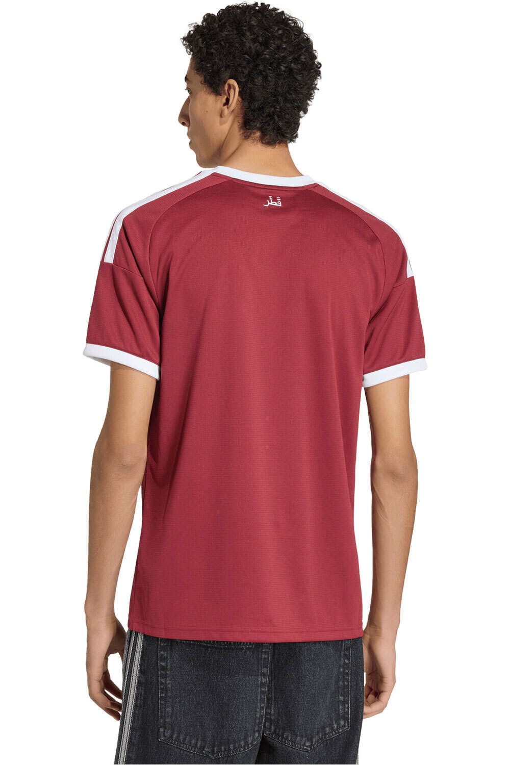 adidas camiseta de fútbol oficiales PRIMERA EQUIPACIN QATAR 26 vista trasera