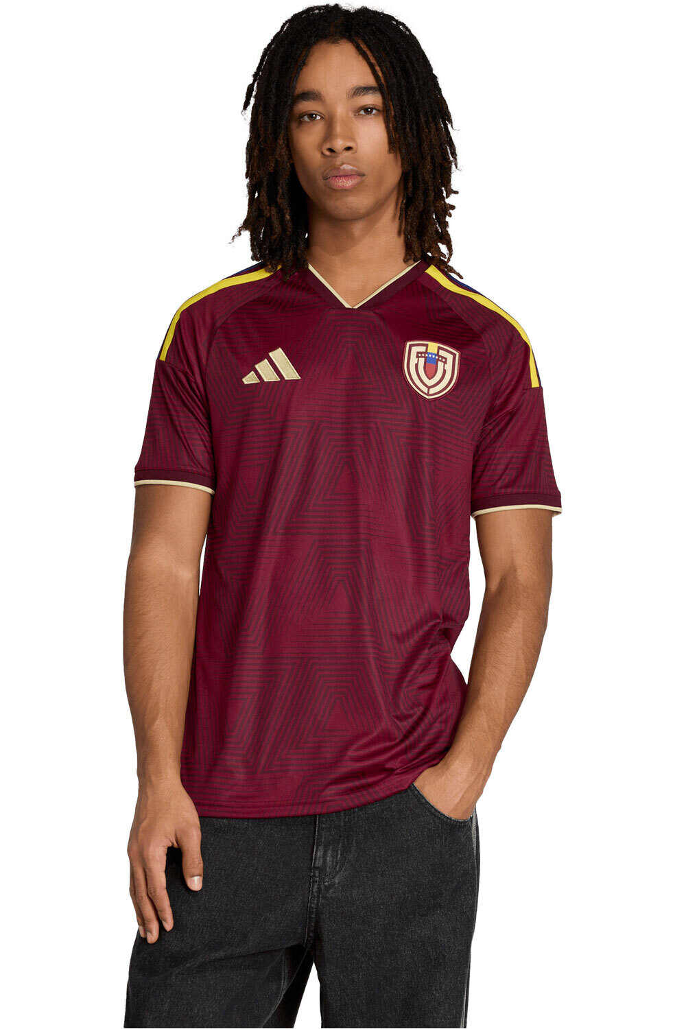adidas camiseta de fútbol oficiales PRIMERA EQUIPACIN VENEZUELA 26 vista frontal