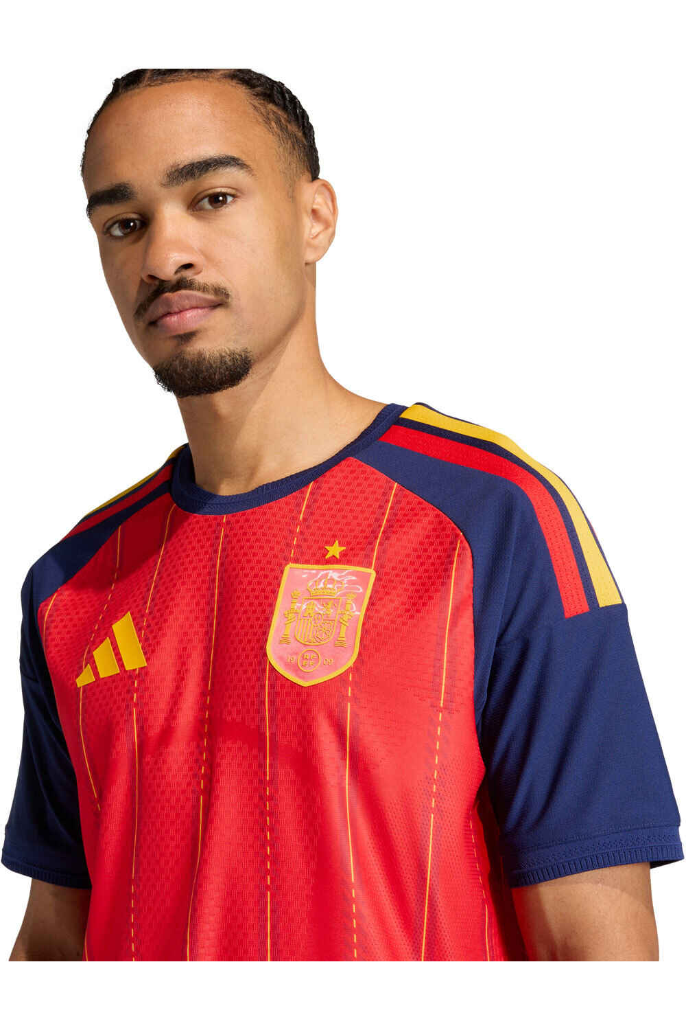 adidas camiseta de fútbol oficiales PRIMERA EQUIPACION ESPANA 26 OFICIAL vista detalle