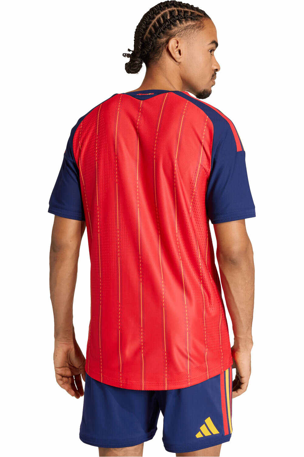 adidas camiseta de fútbol oficiales PRIMERA EQUIPACION ESPANA 26 OFICIAL vista trasera