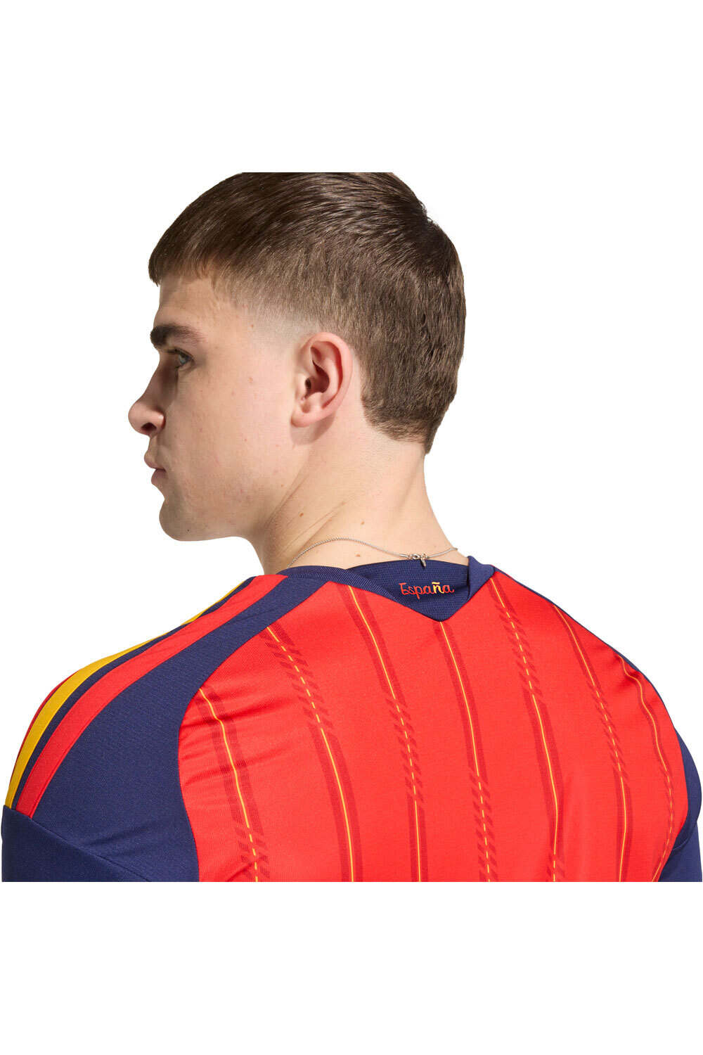 adidas camiseta de fútbol oficiales PRIMERA EQUIPACION ESPANA 26 vista detalle
