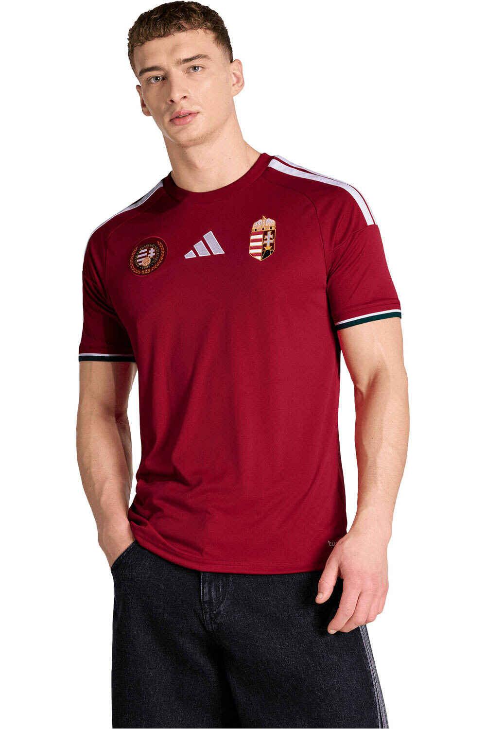 adidas camiseta de fútbol oficiales PRIMERA EQUIPACION HUNGRIA 26 vista frontal