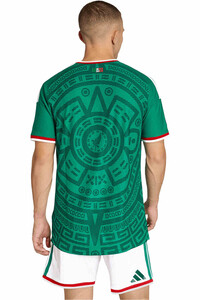 adidas camiseta de fútbol oficiales PRIMERA EQUIPACION MEXICO 26 OFICIAL vista trasera