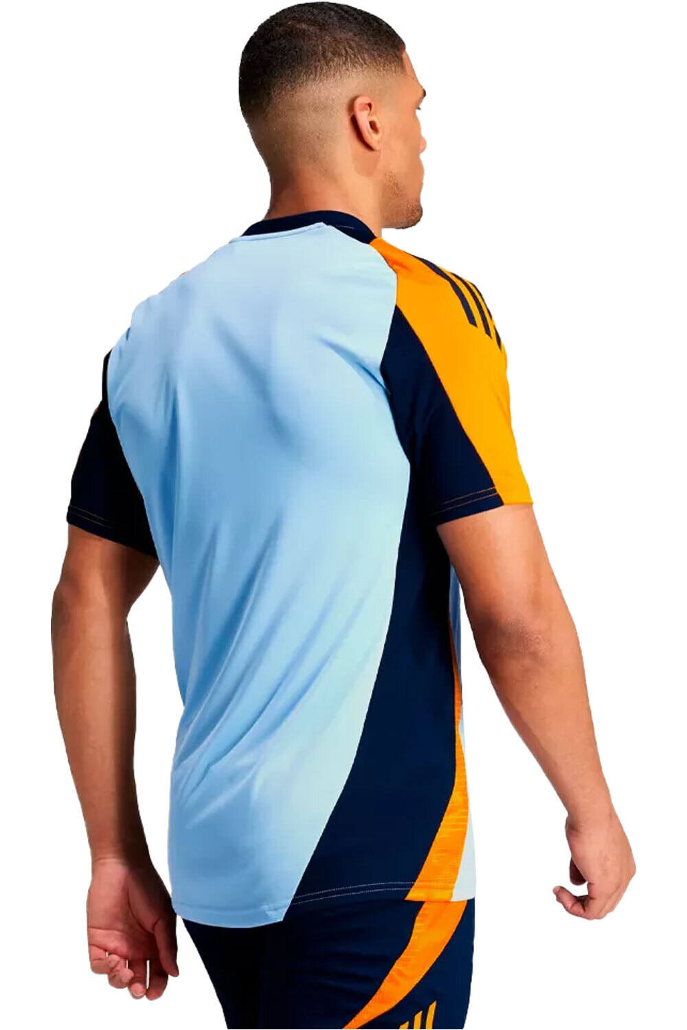 adidas camiseta de fútbol oficiales R. MADRID 25 TR JSY AZNA vista trasera