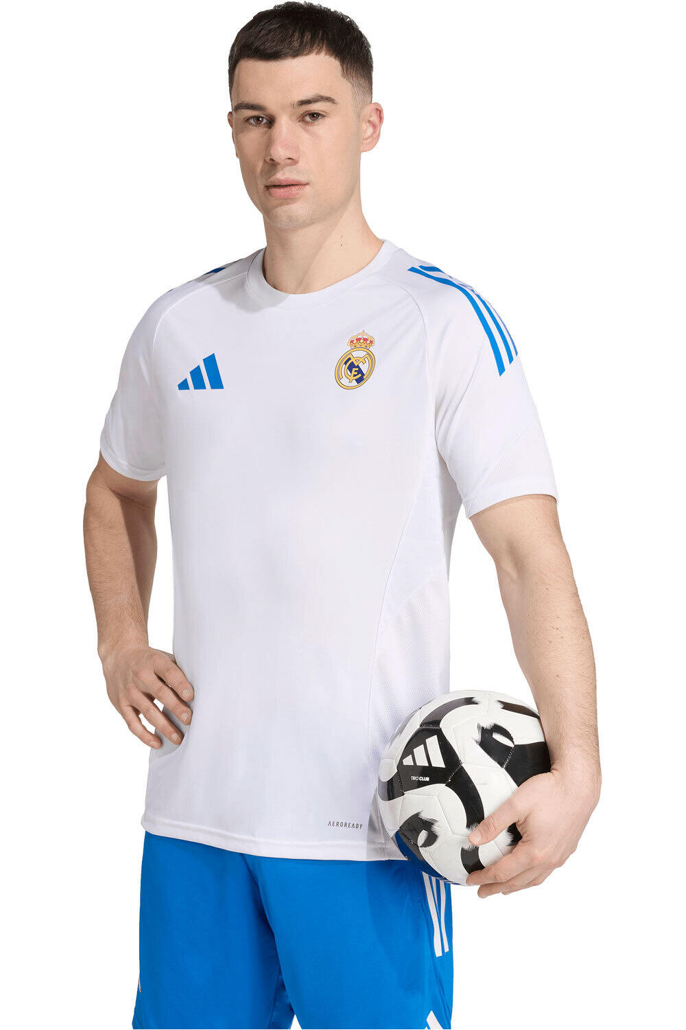 adidas camiseta de fútbol oficiales R. MADRID 26 EU TR JSY BLAZ vista frontal