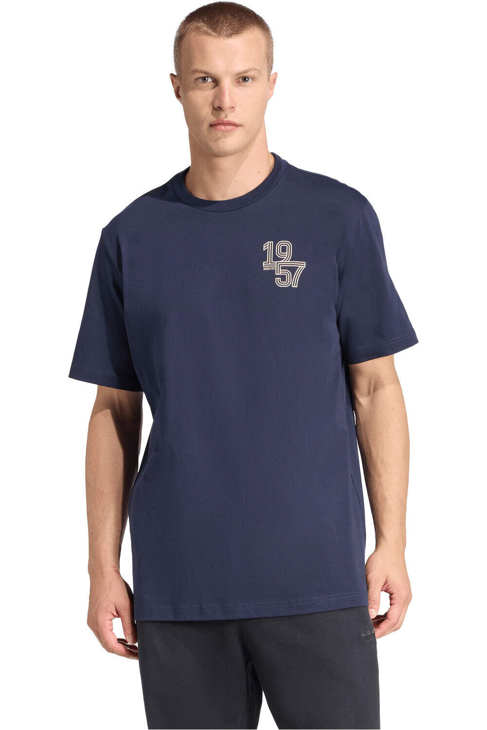 adidas camiseta de fútbol oficiales REAL MADRID HERITAGE vista frontal