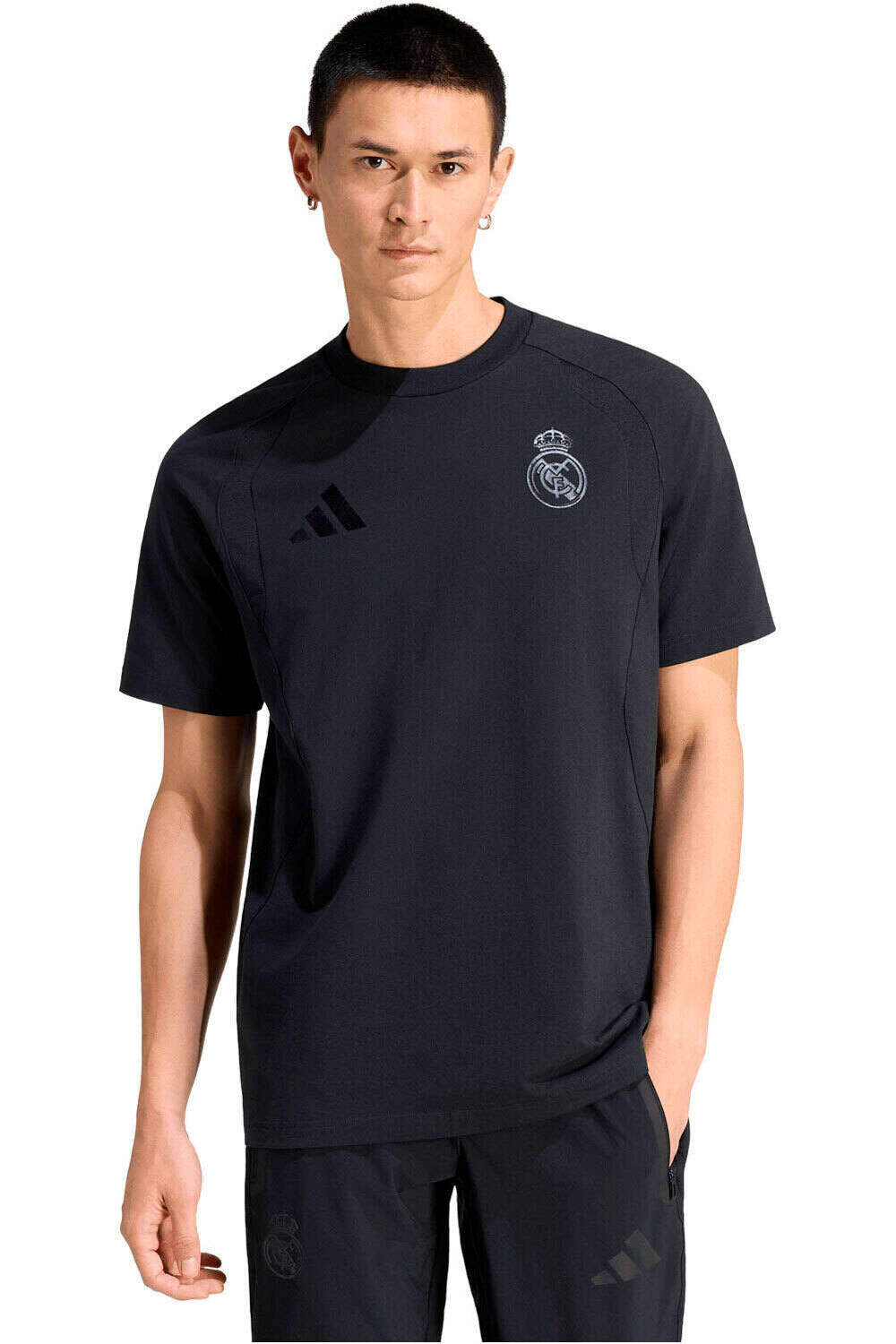 adidas camiseta de fútbol oficiales REAL MADRID TIRO TRAVEL CAMISETA vista frontal