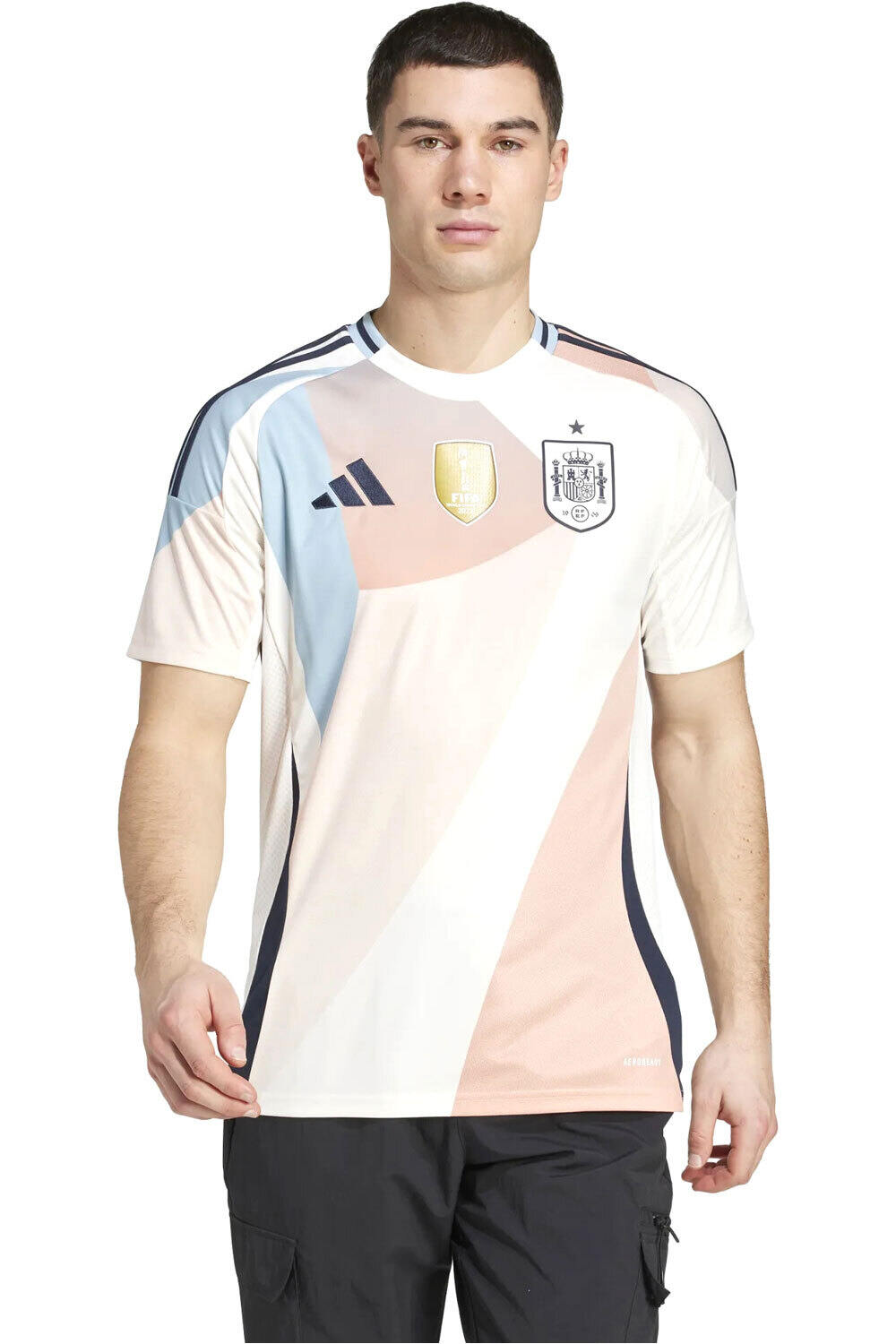 adidas camiseta de fútbol oficiales RESPAA 25 A JSY M vista frontal
