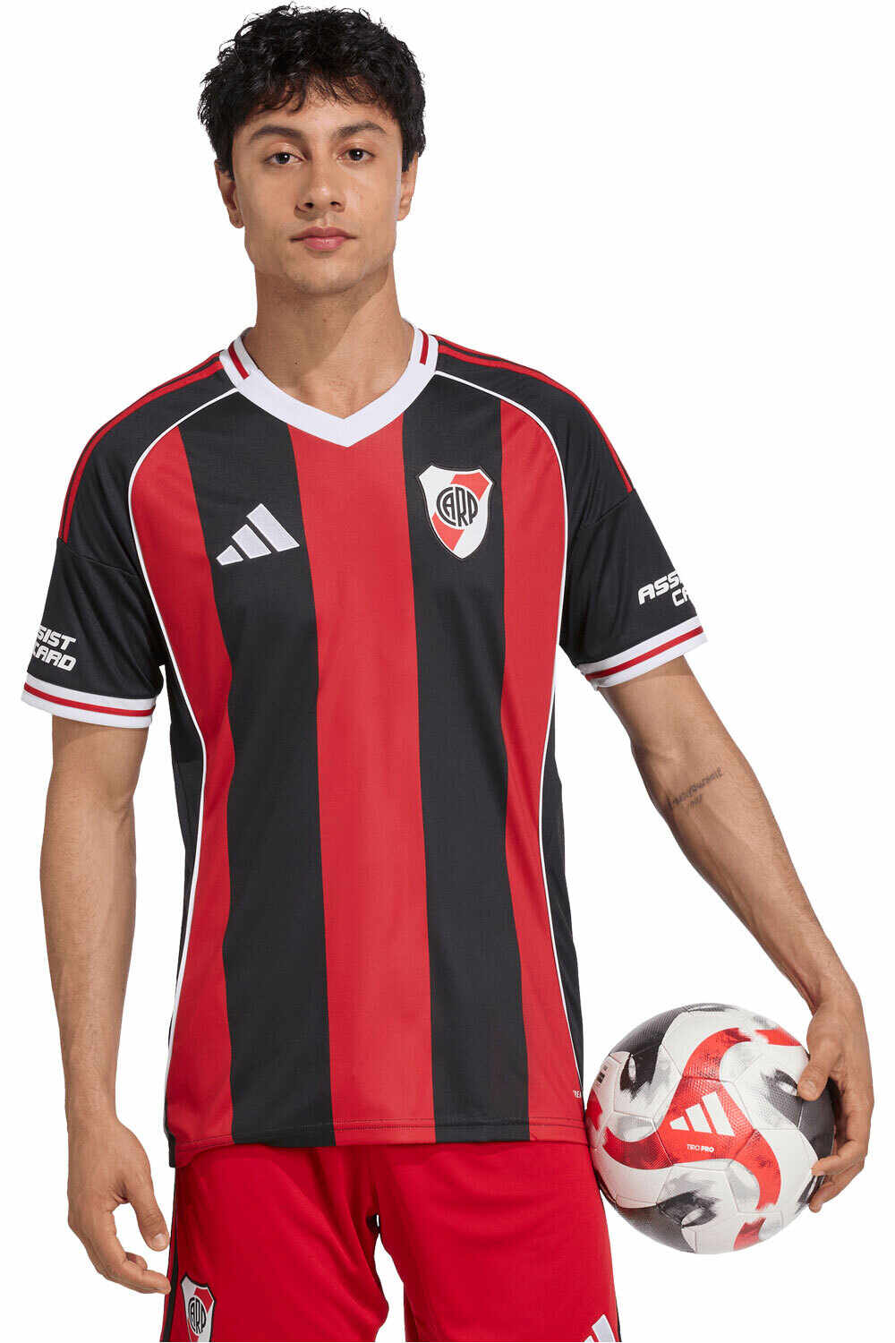 adidas camiseta de fútbol oficiales RIVER PLATE 26 A JSY vista frontal