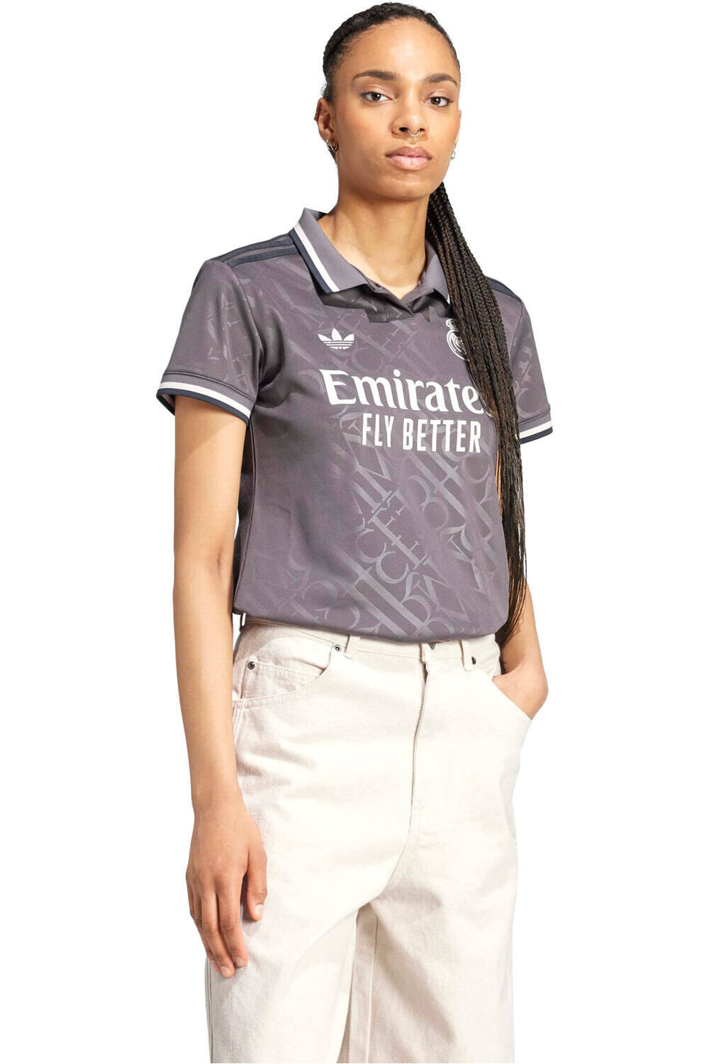 adidas camiseta de fútbol oficiales R.MADRID 25  3 JSY W vista detalle