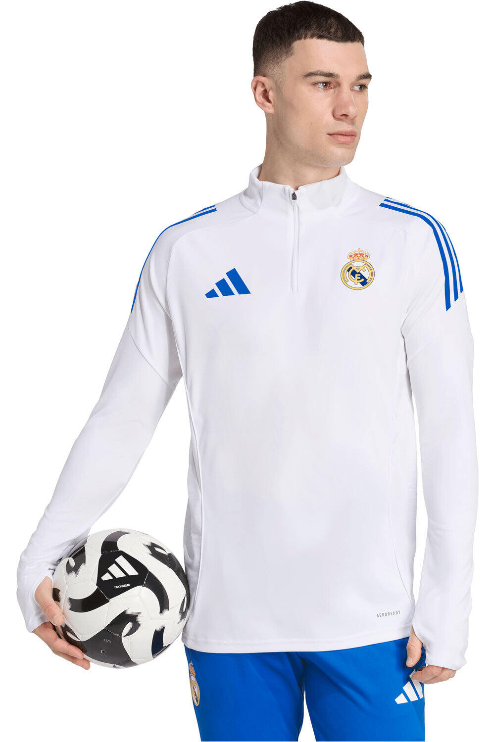 adidas camiseta de fútbol oficiales R.MADRID 26 EU TR TOP vista frontal