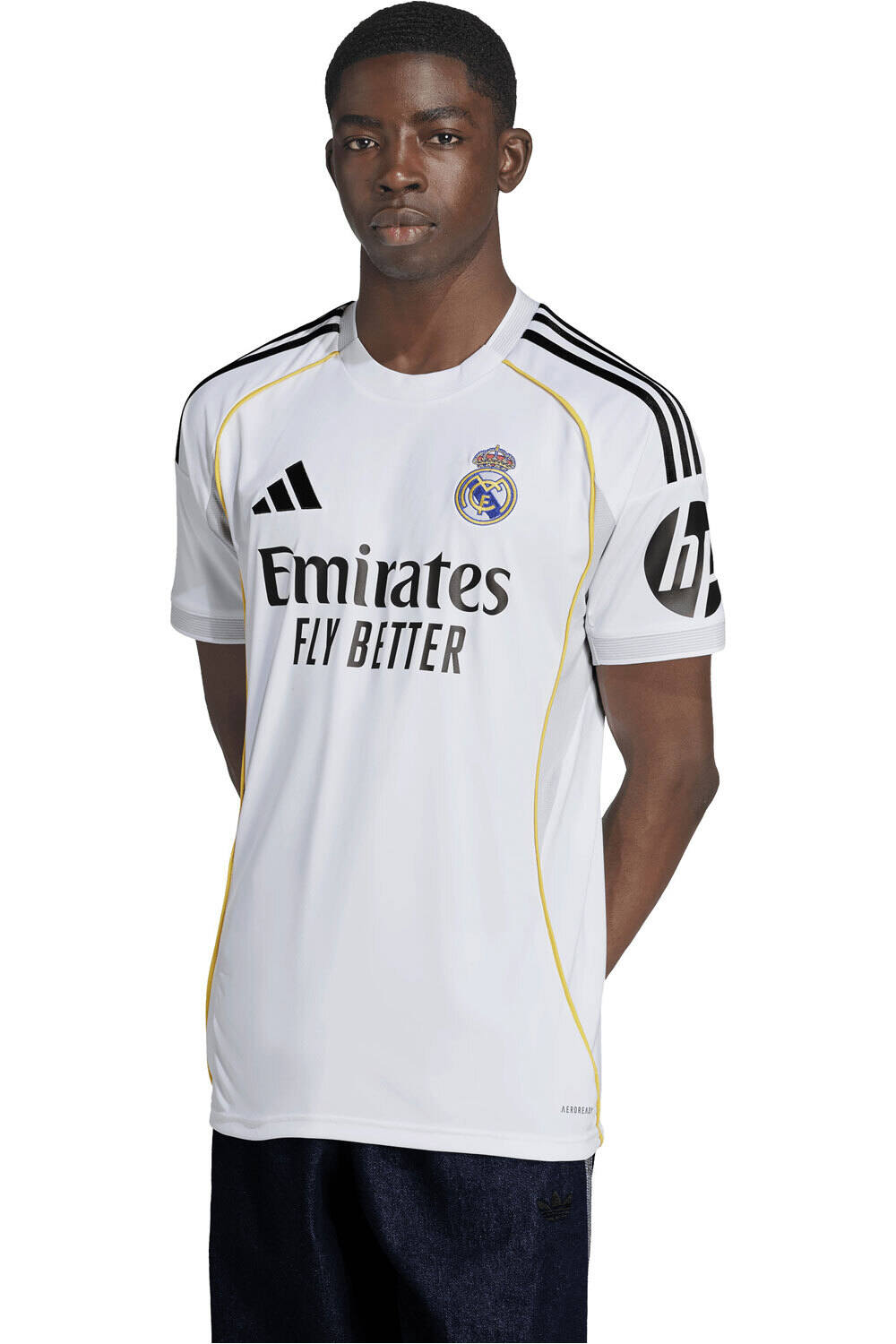 adidas camiseta de fútbol oficiales R.MADRID 26 H JSY vista frontal