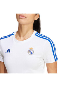 adidas camiseta de fútbol oficiales R.MADRID 26 WMN 3S TEE 04