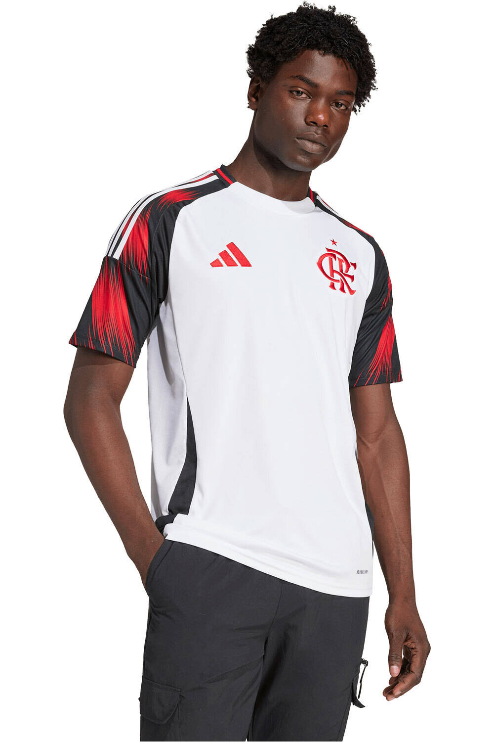 adidas camiseta de fútbol oficiales SEGUNDA EQUIPACIN CR FLAMENGO 26 vista frontal