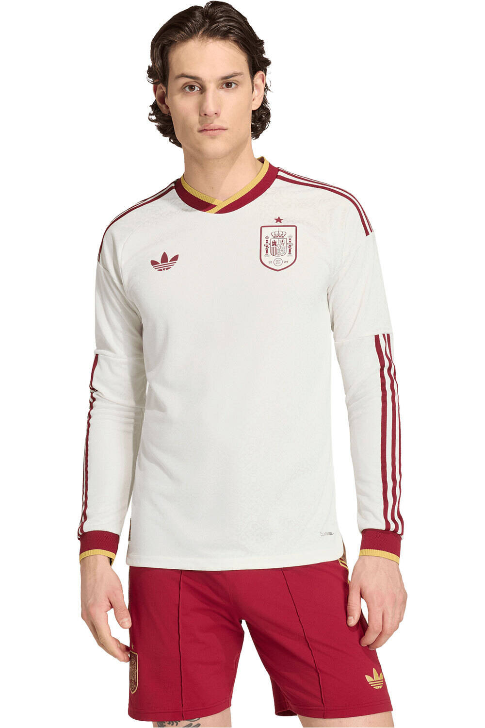 adidas camiseta de fútbol oficiales SEGUNDA EQUIPACION ESPANA 26 OFICIAL vista frontal